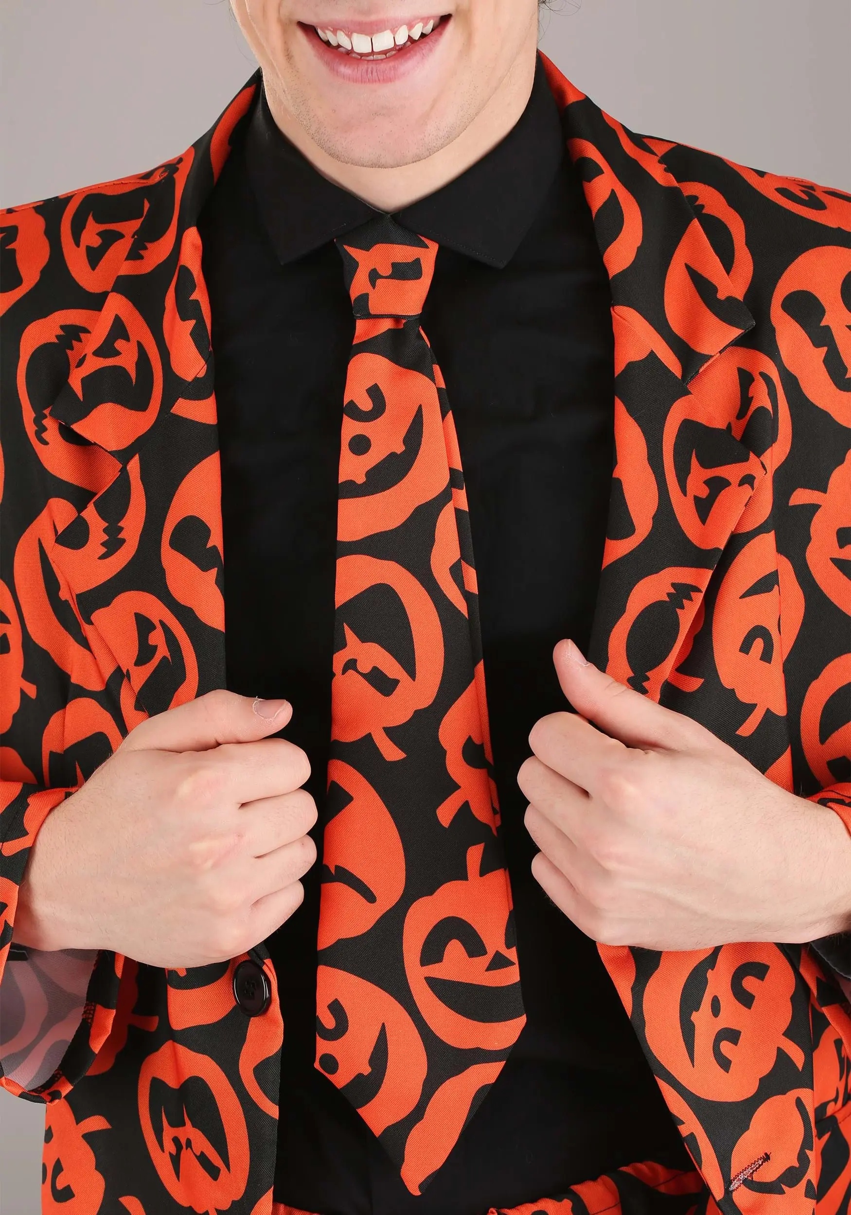 Fun World Men's David S. Pumpkins Costume 3 Fun World Men's David S. Pumpkins Costume - Image 3