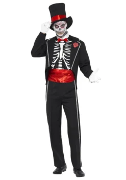 Smiffys Adult Men's Day Of The Dead Costume