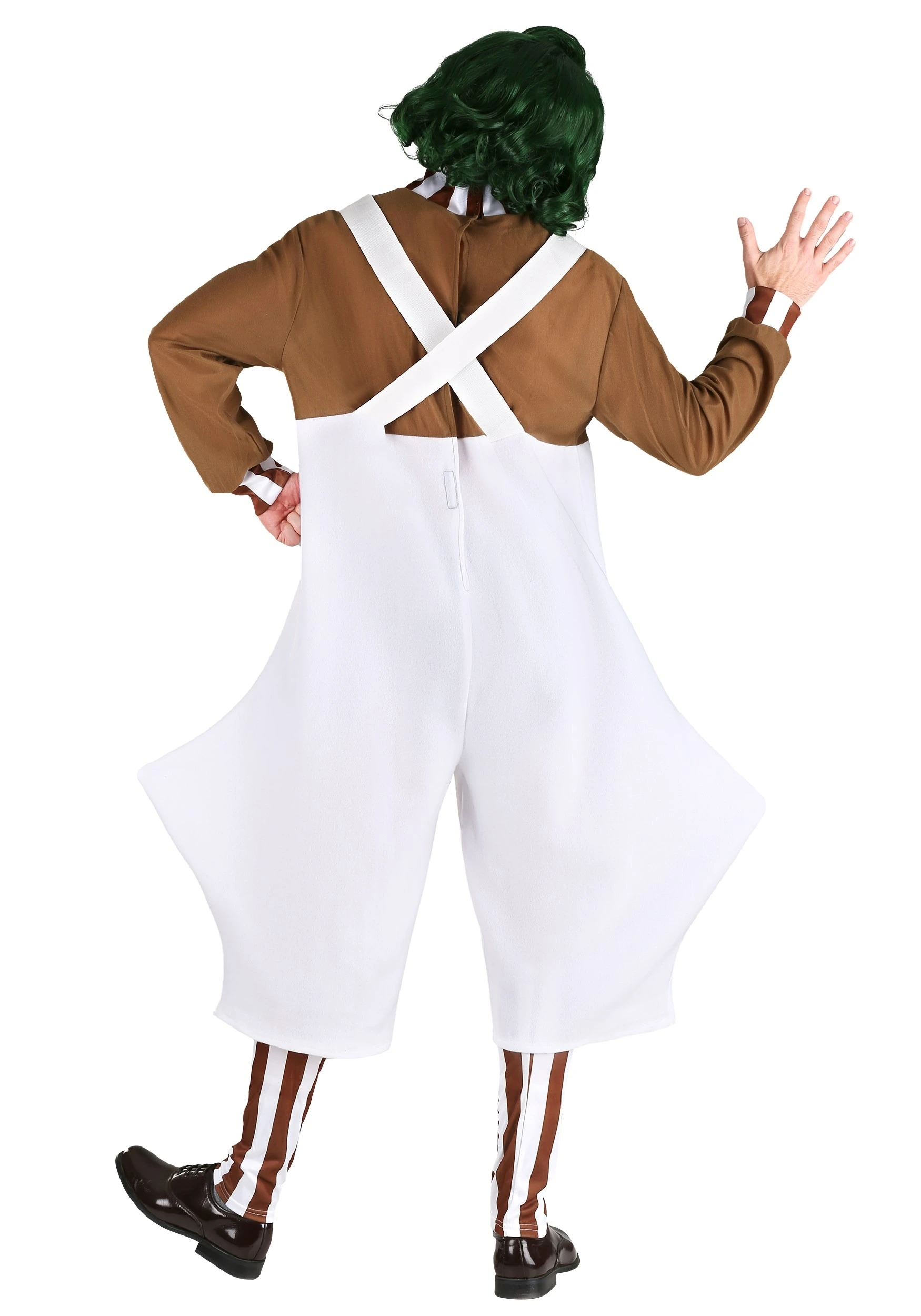 Rubies Costume Co. Inc Men's Deluxe Oompa Loompa Costume 2 Rubies Costume Co. Inc Men's Deluxe Oompa Loompa Costume - Image 2