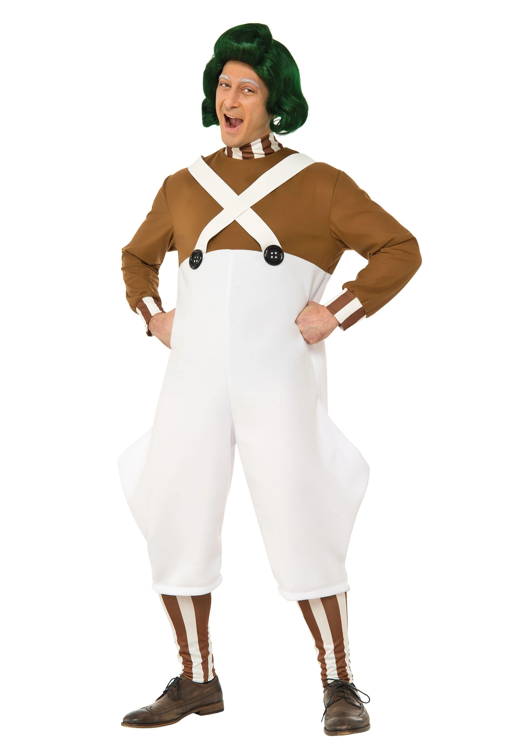 Rubies Costume Co. Inc Men's Deluxe Oompa Loompa Costume 1 Rubies Costume Co. Inc Men's Deluxe Oompa Loompa Costume