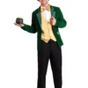 Fun Costumes Men's Gold And Green Leprechaun Costume