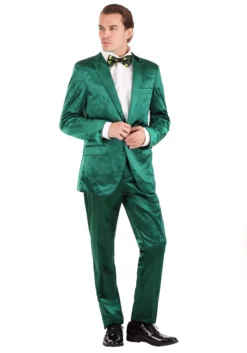 Haizhilan Garment CO., LTD Green Leprechaun Suit Costume For Men