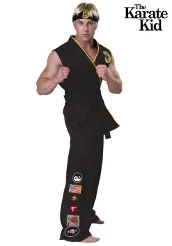 Fun Costumes Karate Kid Plus Size Authentic Cobra Kai Men's Costume