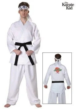 Fun Costumes Karate Kid Men's Plus Size Daniel San Costume