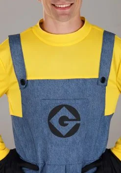 Jerry Leigh Minion Costume For Men 7 Jerry Leigh Minion Costume For Men -Cheap Anna Costumes Store mens minion costume alt 3