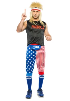 Seeing Red Murica Men's Costume