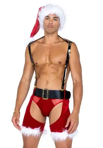 Roma Naughty St. Nick Costume For Men 1 Roma Naughty St. Nick Costume For Men