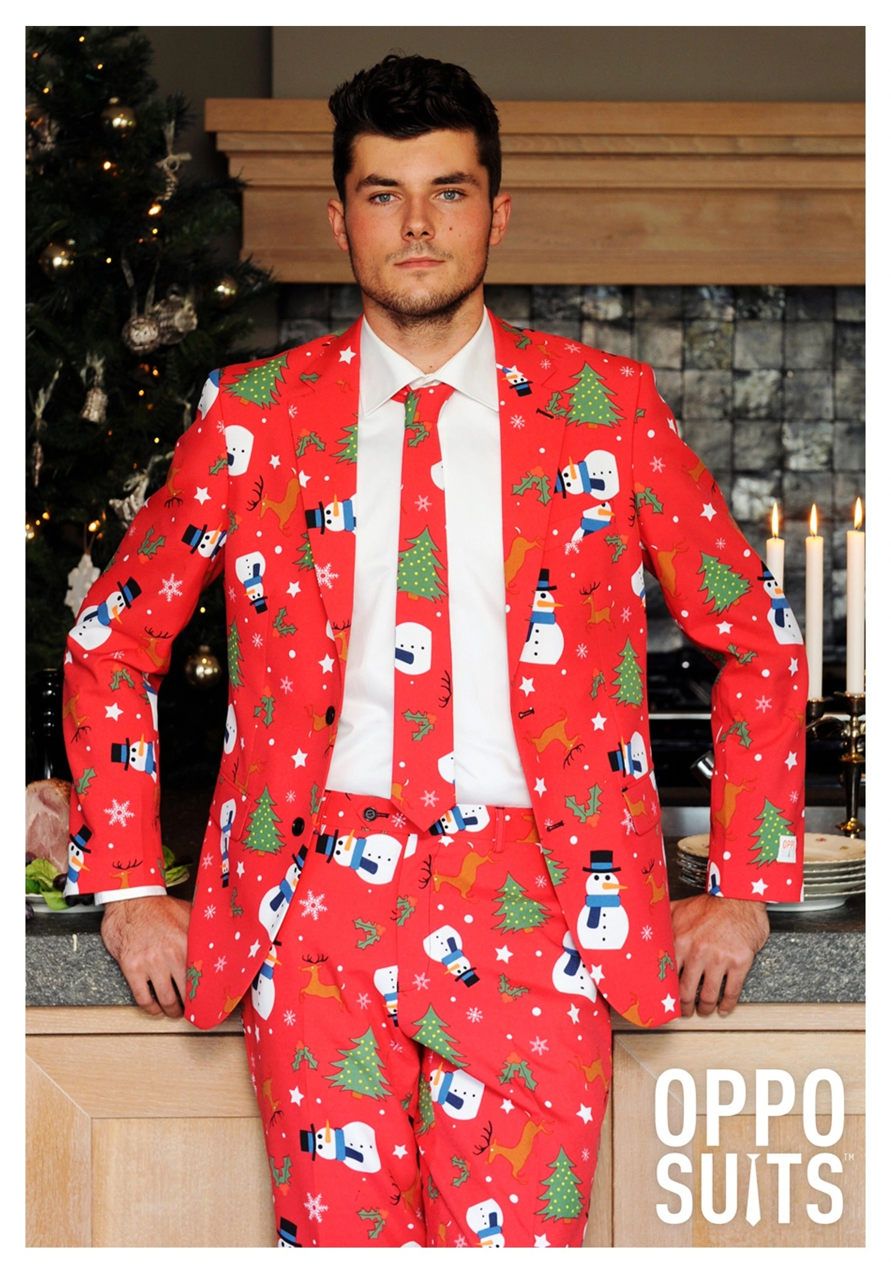 Men's OppoSuits Red Christmas Costume Suit 1 Men's OppoSuits Red Christmas Costume Suit