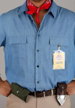 Fun Costumes Men's Plus Size Jurassic Park Dr. Grant Costume -Cheap Anna Costumes Store mens plus jurassic park dr grant costume alt 3