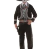 Underwraps Plus Size Men's Day Of The Dead Costume