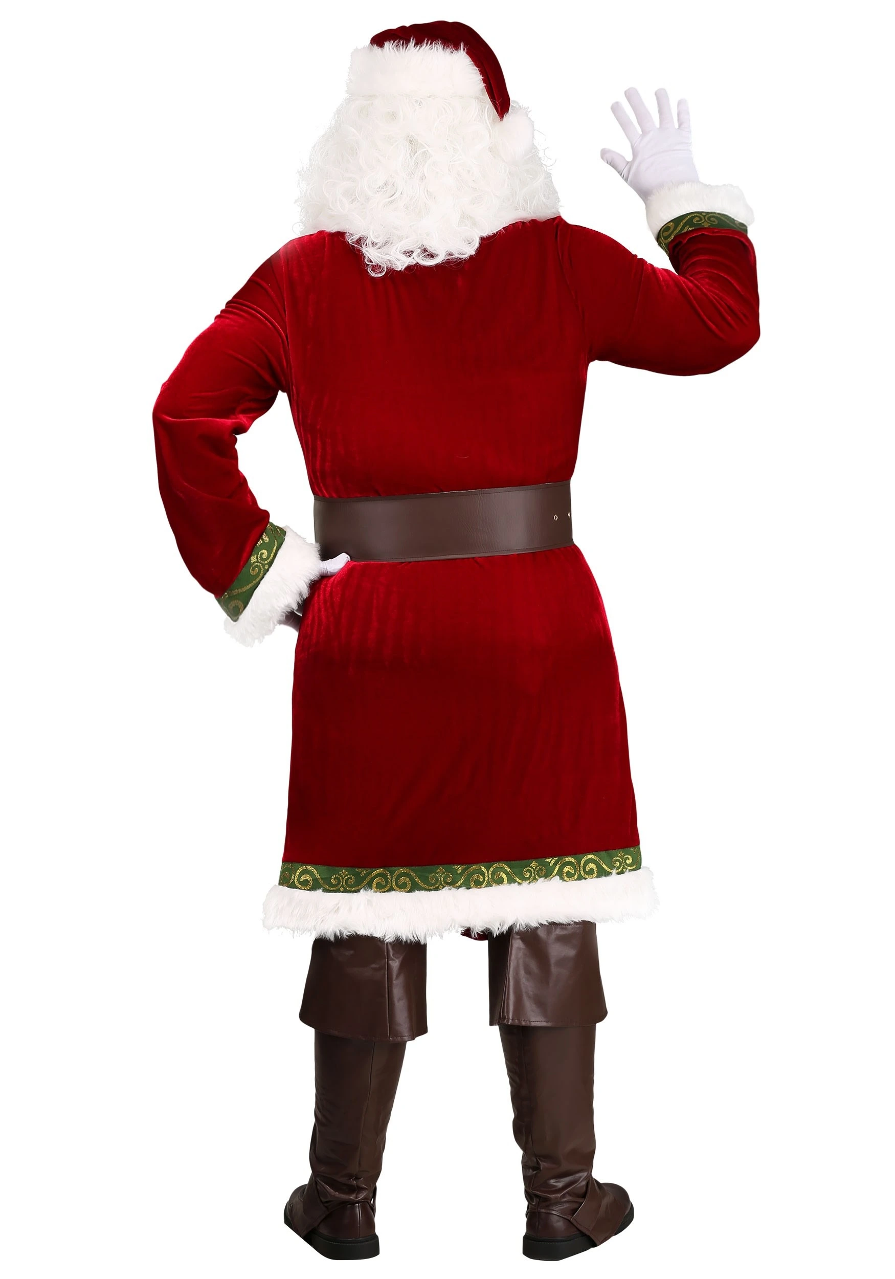 Fun Costumes Men's Old Time Santa Claus Plus Size Costume 2 Fun Costumes Men's Old Time Santa Claus Plus Size Costume - Image 2