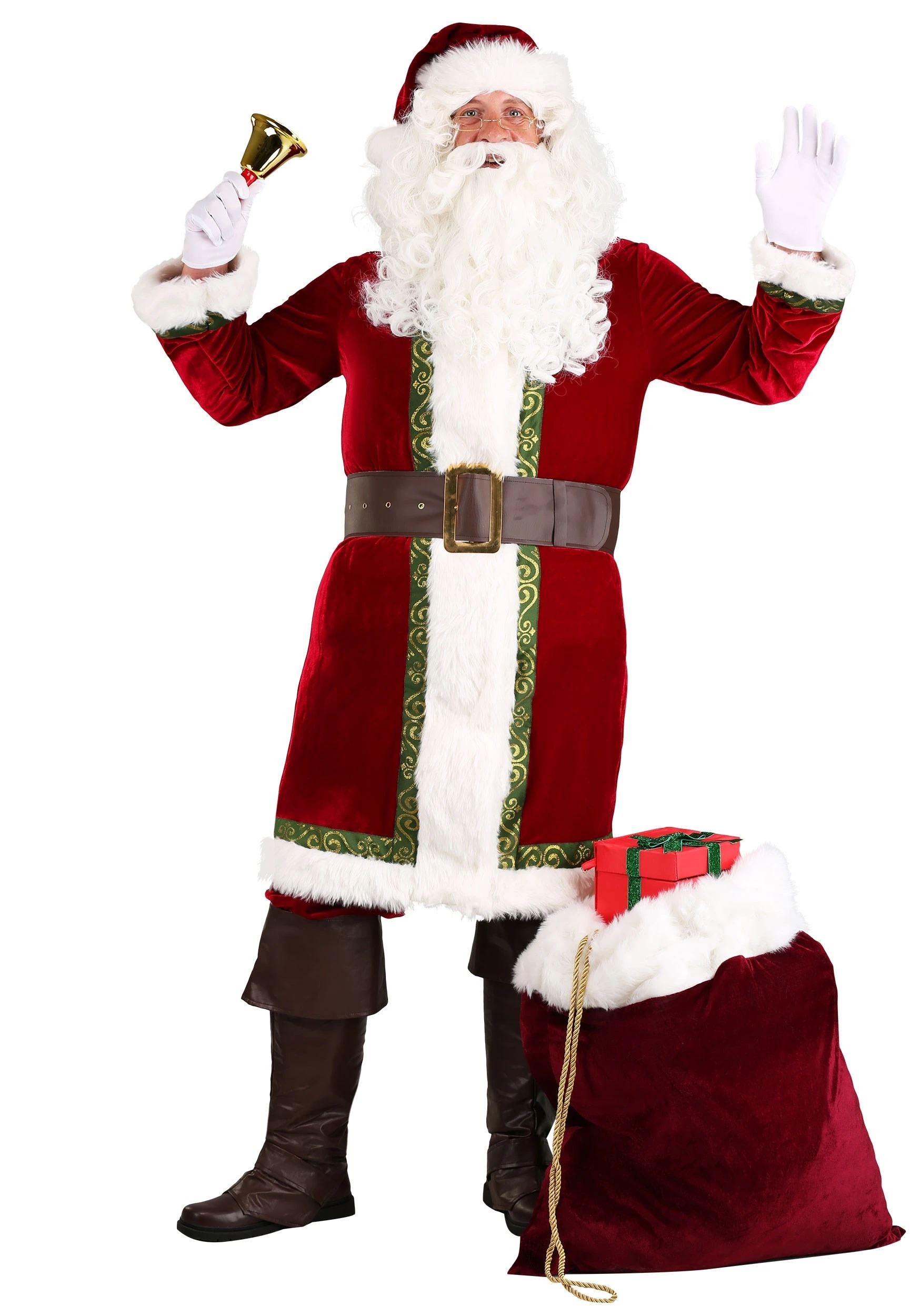 Fun Costumes Men's Old Time Santa Claus Plus Size Costume 1 Fun Costumes Men's Old Time Santa Claus Plus Size Costume