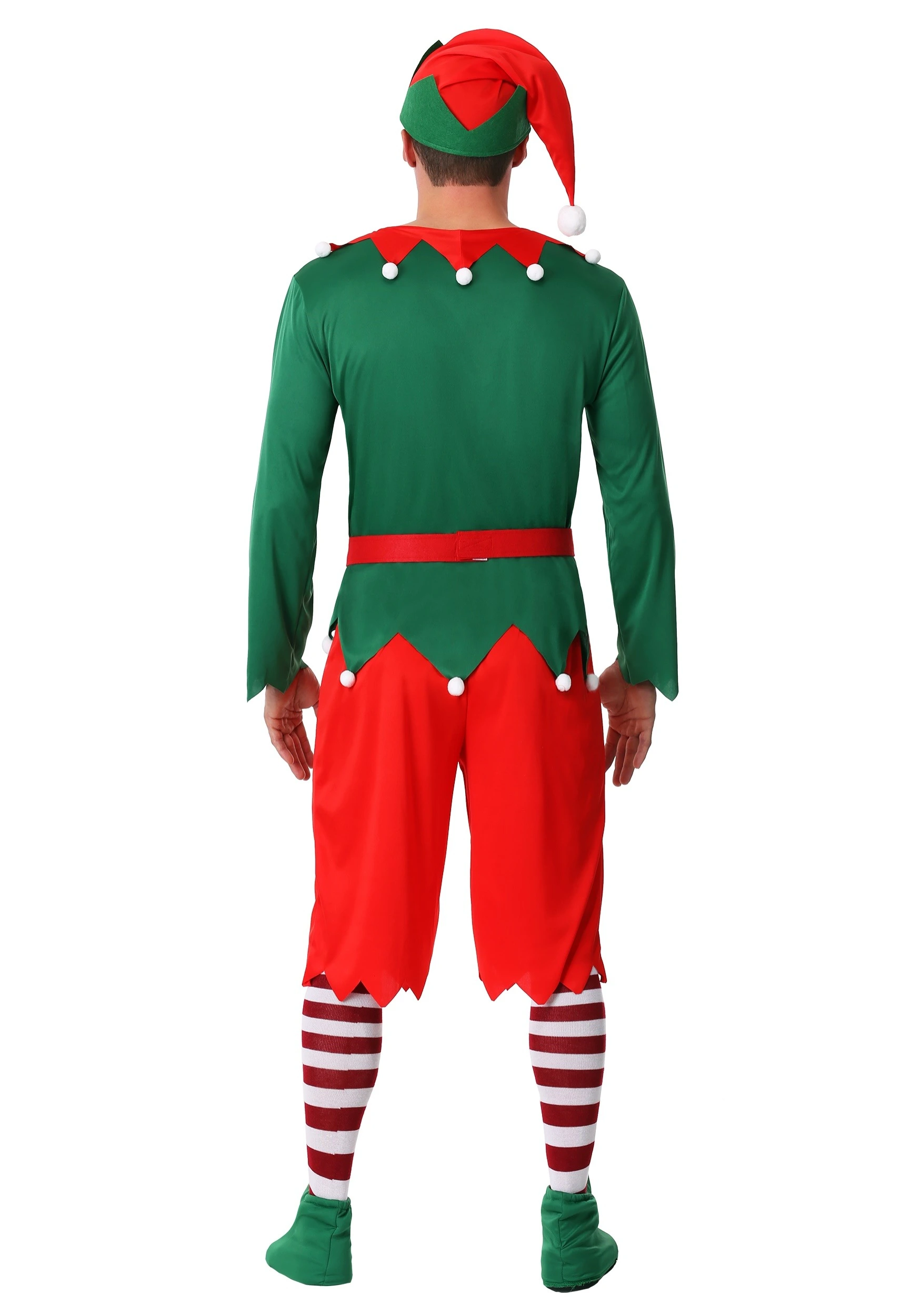 Fun Costumes Men's Plus Size Santa's Helper Costume 2 Fun Costumes Men's Plus Size Santa's Helper Costume - Image 2