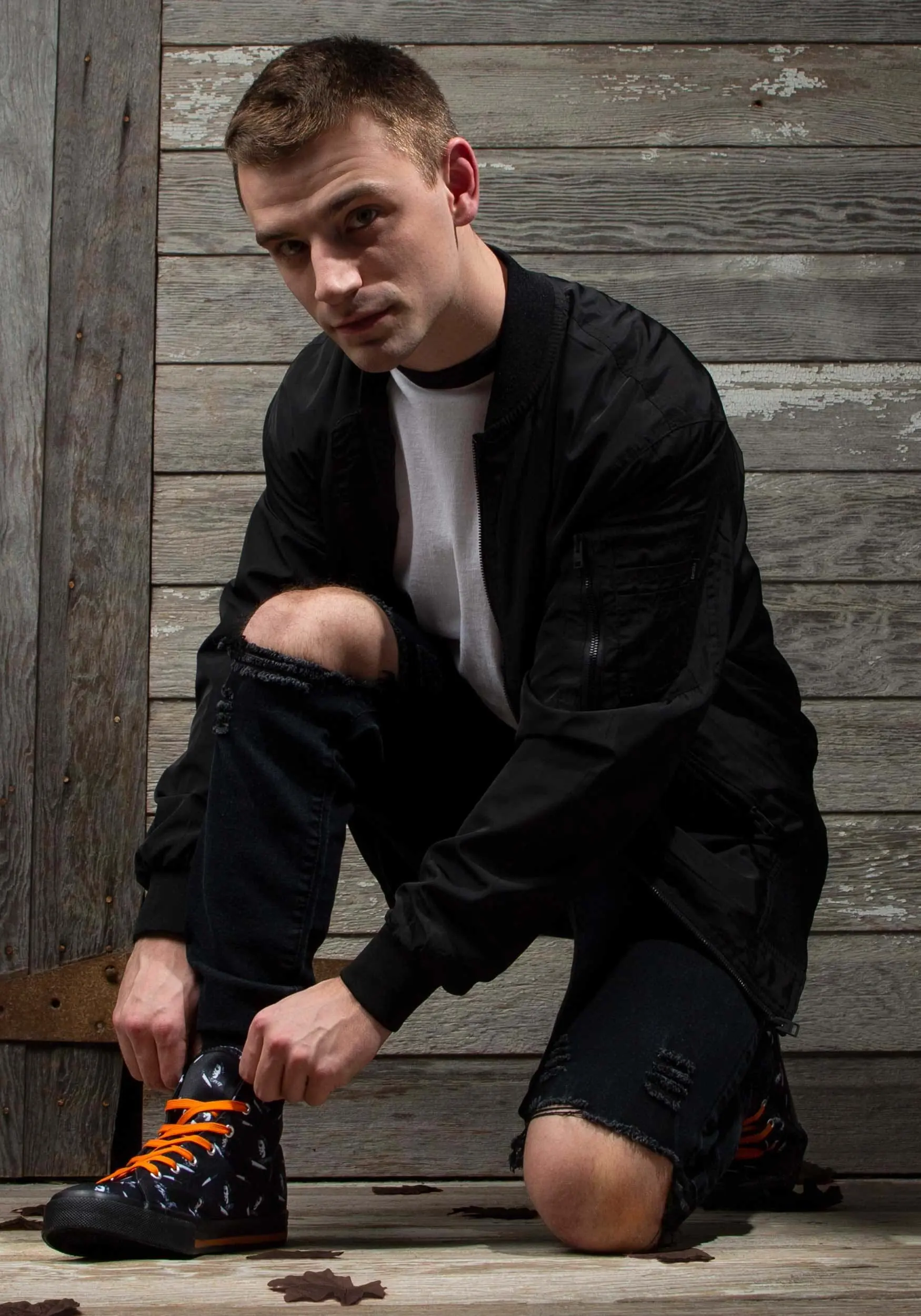 Ground Up Michael Myers Halloween High Top Shoes 2 Ground Up Michael Myers Halloween High Top Shoes - Image 2