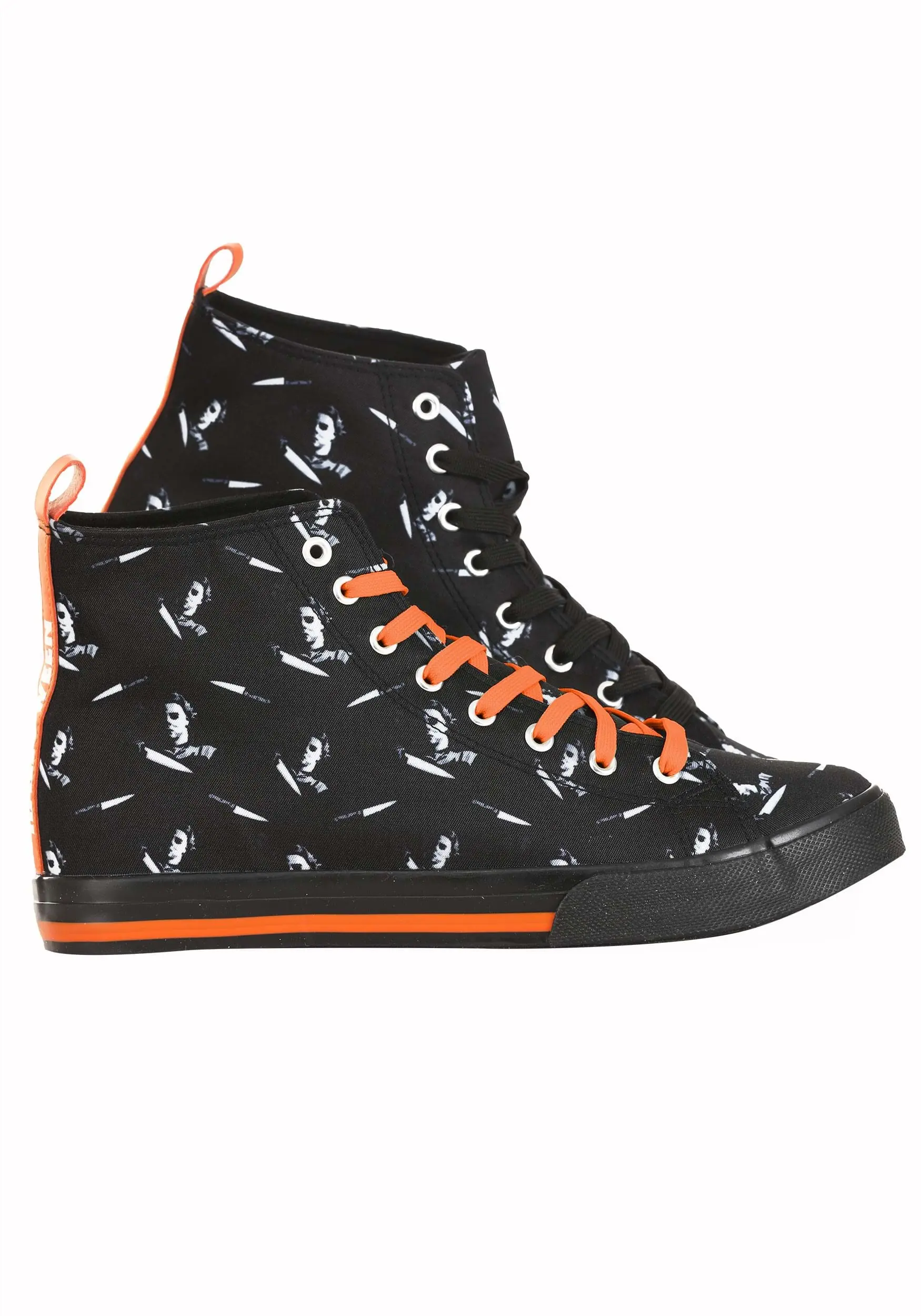 Ground Up Michael Myers Halloween High Top Shoes 3 Ground Up Michael Myers Halloween High Top Shoes - Image 3