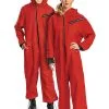 Disguise Money Heist Jumpsuit And Mask Costume For Adults