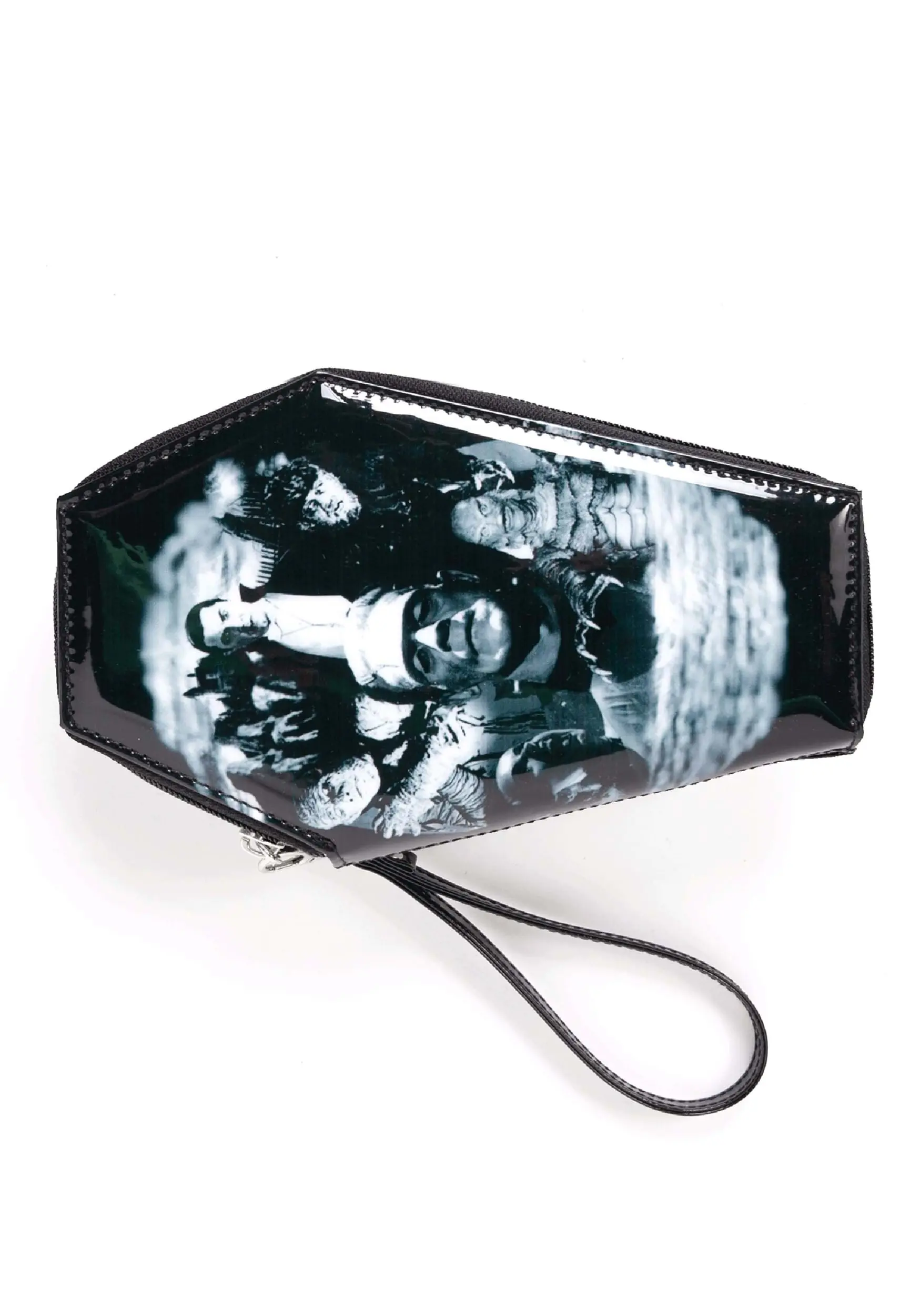 Rock Rebel Shop Munsters Coffin Faux Patent Wallet 2 Rock Rebel Shop Munsters Coffin Faux Patent Wallet - Image 2