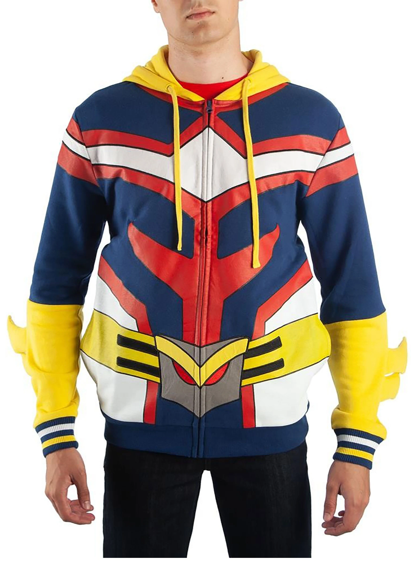 Bioworld Merchandising / Independent Sales My Hero Academia All Might Character Hoodie 3 Bioworld Merchandising / Independent Sales My Hero Academia All Might Character Hoodie - Image 3