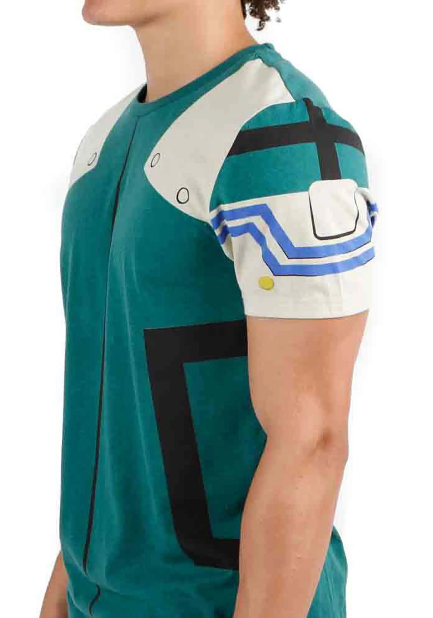 Bioworld Merchandising / Independent Sales My Hero Academia Deku Cosplay Adult T-Shirt 2 Bioworld Merchandising / Independent Sales My Hero Academia Deku Cosplay Adult T-Shirt - Image 2