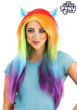 Partytime Wig Rainbow My Little Pony Dash Wig