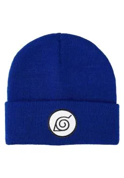 Bioworld Merchandising / Independent Sales Naruto Hidden Leaf Village & Akatsuki Set Of 2 Combo Cuff Beanies -Cheap Anna Costumes Store naruto hidden leaf village akatsuki combo cuff beanie alt 3