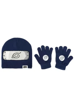 Bioworld Merchandising / Independent Sales Kid's Naruto Hidden Leaf Village Beanie & Gloves Combo