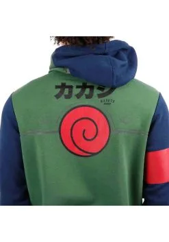Bioworld Merchandising / Independent Sales Kakashi Cosplay Hoodie From Naruto -Cheap Anna Costumes Store naruto kakashi cosplay hoodie alt 2