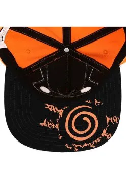 Bioworld Merchandising / Independent Sales Naruto Kurama Big Face 3D Flat Bill Snapback Hat -Cheap Anna Costumes Store naruto kurama big face 3d flat bill snapback alt 4