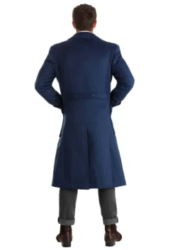 Haizhilan Garment CO., LTD Men's Newt Scamander Blue Jacket -Cheap Anna Costumes Store newt scamander jacket alt 8