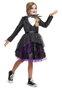 Disguise Nightmare Before Christmas Jack Skellington Tutu Deluxe Costume For Girls