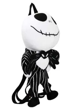 Bioworld Merchandising / Independent Sales Nightmare Before Christmas Jack Skellington Plush Mini Backpack -Cheap Anna Costumes Store nightmare before christmas jack plush mini backpack alt 2