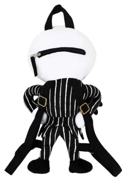 Bioworld Merchandising / Independent Sales Nightmare Before Christmas Jack Skellington Plush Mini Backpack -Cheap Anna Costumes Store nightmare before christmas jack plush mini backpack alt 3
