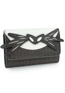 Buckle-Down Jack Skellington Nightmare Before Christmas Flip Wallet -Cheap Anna Costumes Store nightmare before christmas jack skellington wallet alt 3