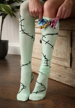 Bioworld Merchandising / Independent Sales Women's Nightmare Before Christmas Sally Over The Knee Socks