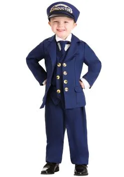 Fun Costumes North Pole Train Conductor Toddler Costume For Boys