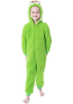 MJC International Sesame Street Oscar The Grouch Toddler Union Suit 5 MJC International Sesame Street Oscar The Grouch Toddler Union Suit -Cheap Anna Costumes Store oscar the grouch union suit for toddlers alt 2