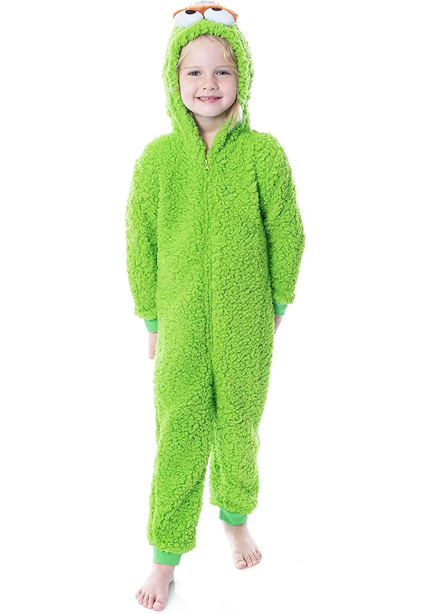 MJC International Sesame Street Oscar The Grouch Toddler Union Suit 3 MJC International Sesame Street Oscar The Grouch Toddler Union Suit - Image 3