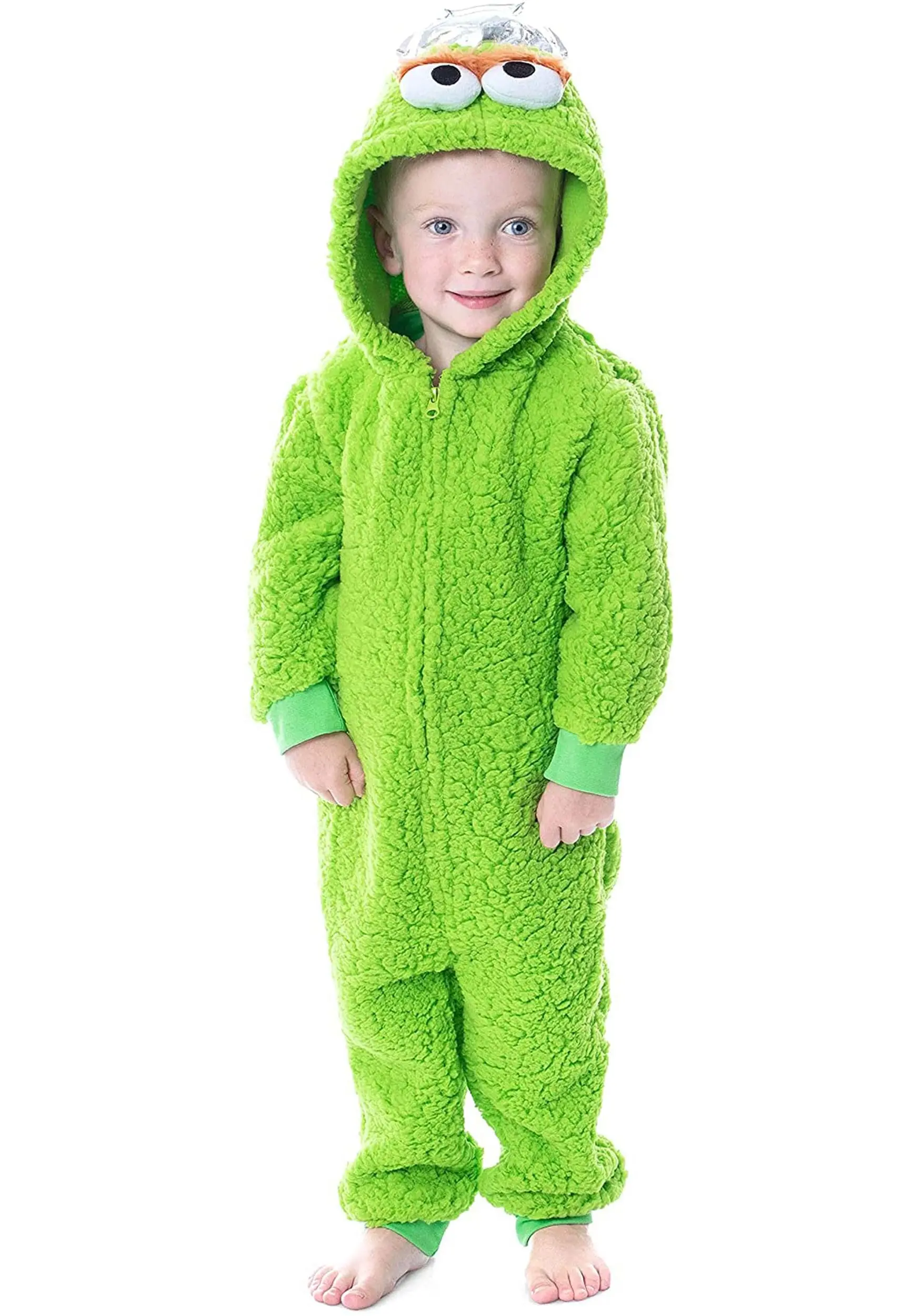 MJC International Sesame Street Oscar The Grouch Toddler Union Suit 1 MJC International Sesame Street Oscar The Grouch Toddler Union Suit