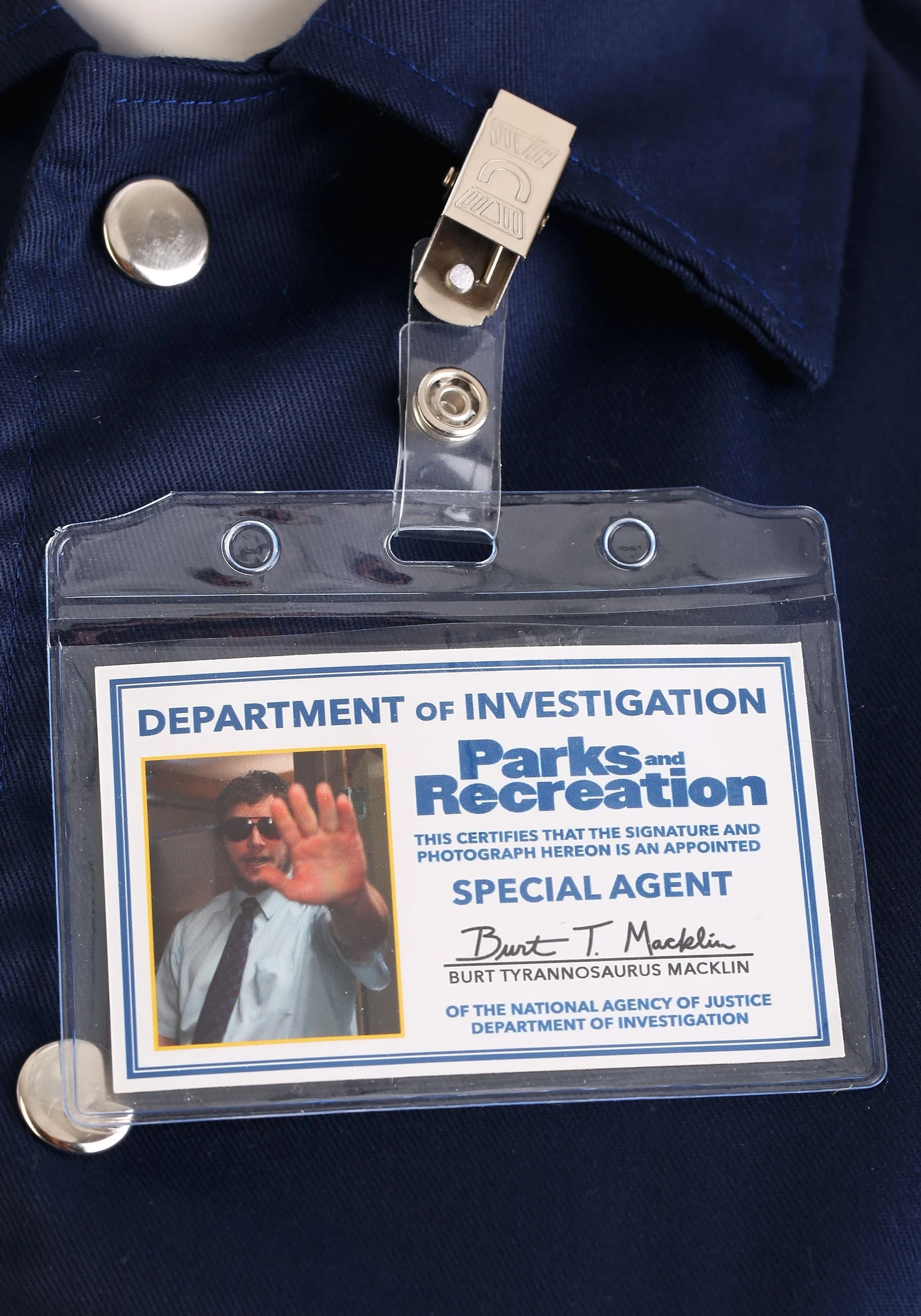 Boloparty Parks And Recreation Burt Macklin Costume For Adults 3 Boloparty Parks And Recreation Burt Macklin Costume For Adults - Image 3