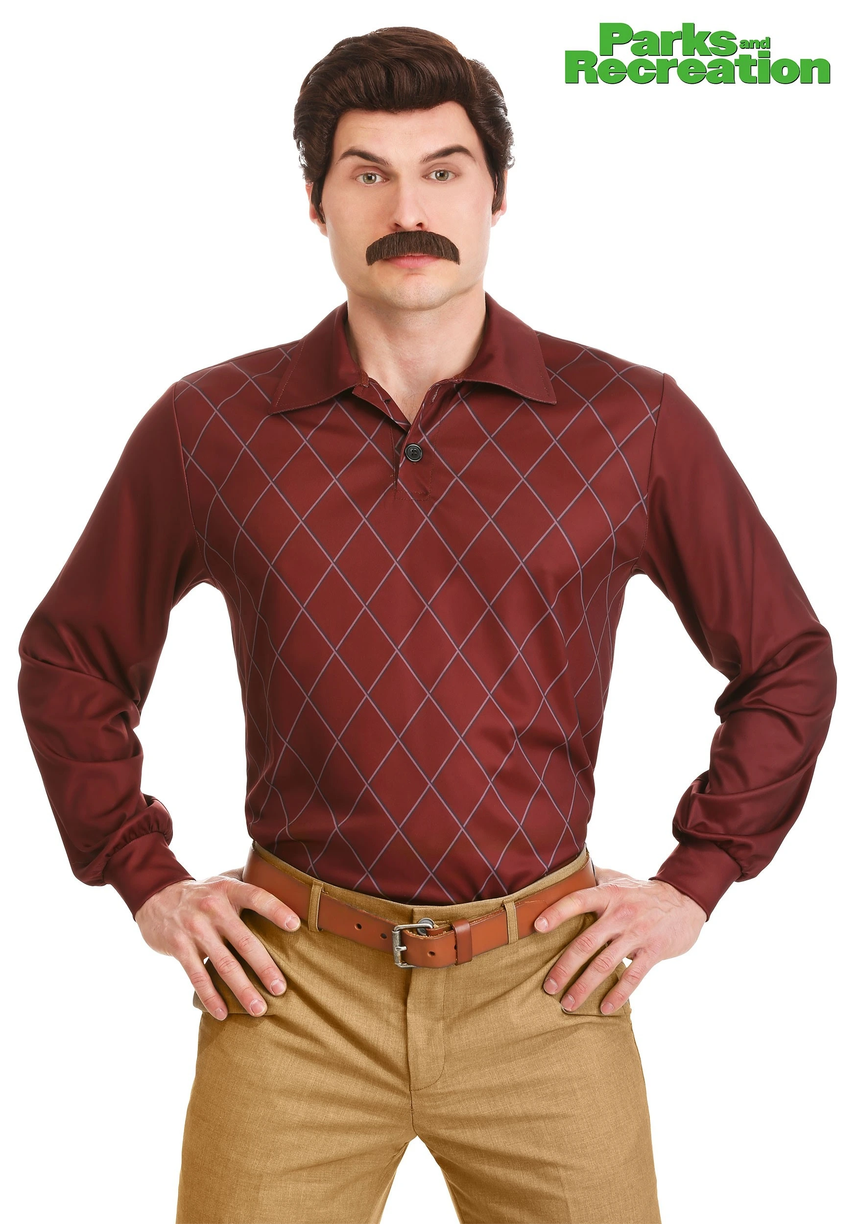 Partytime Costume & Lingerie (Yiwu) Factory Parks And Recreation Ron Swanson Costume 2 Partytime Costume & Lingerie (Yiwu) Factory Parks And Recreation Ron Swanson Costume - Image 2