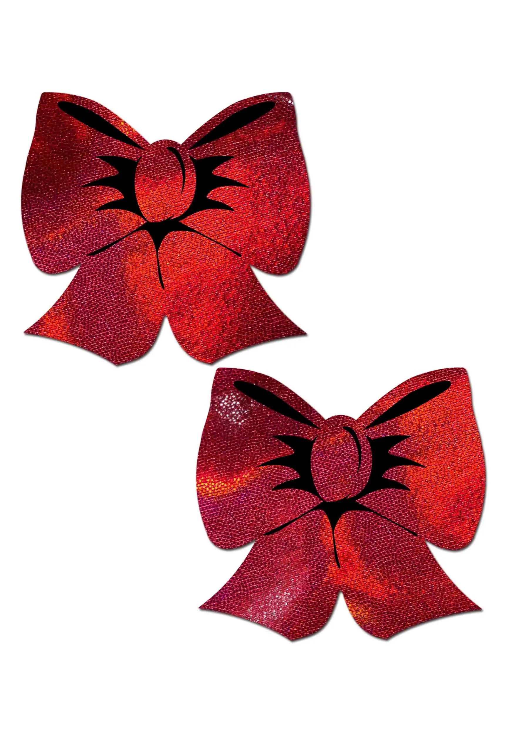 Holographic Red Bows Pasties From Pastease 1 Holographic Red Bows Pasties From Pastease