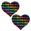 Rainbow Pride Heart Pasties From Pastease