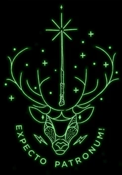 Elope Harry Potter Patronus Glow Knit Scarf -Cheap Anna Costumes Store patronus glow knit scarf alt 2