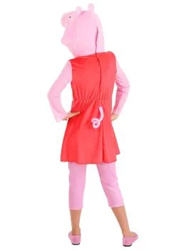 Disguise Limited Peppa Pig Girl's Long Sleeve Costume -Cheap Anna Costumes Store peppa pig girls long sleeve costume alt 1 1