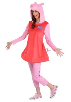 Disguise Limited Peppa Pig Adult Deluxe Costume For Women -Cheap Anna Costumes Store peppa pig womens adult deluxe costume alt 11