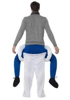 Smiffys Snowman Piggyback Costume -Cheap Anna Costumes Store piggyback snowman costume alt 2