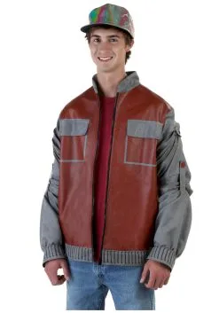 Seasons (HK) Ltd. Plus Size Back To The Future II Marty McFly Jacket Costume