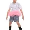 Fun Costumes Plus Size Ace Ventura Tutu Costume For Men