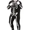 Fun Costumes Plus Size Authentic Karate Kid Skeleton Suit For Adults