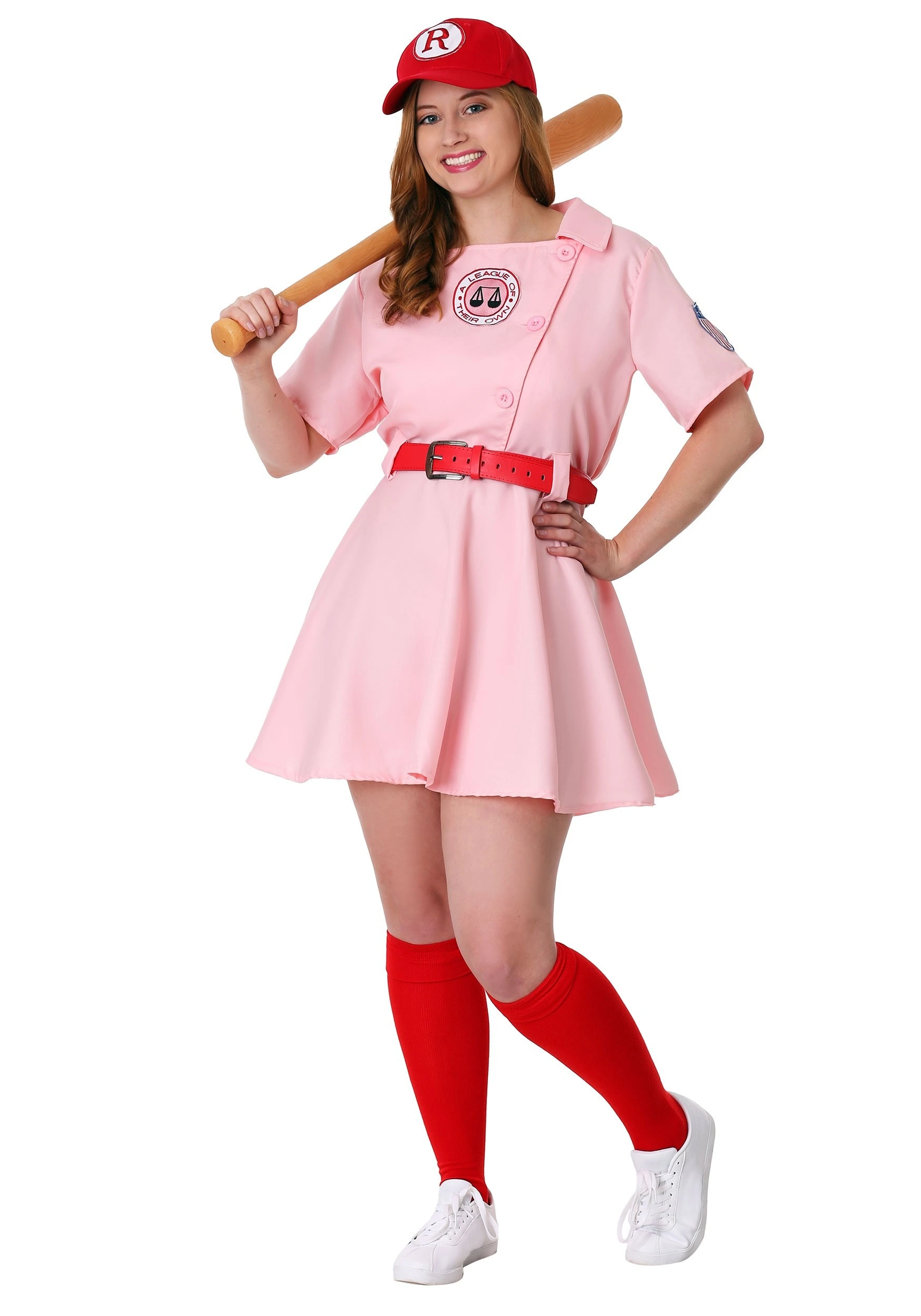 Fun Costumes League Of Their Own Dottie Plus Size Costume 4 Fun Costumes League Of Their Own Dottie Plus Size Costume - Image 4